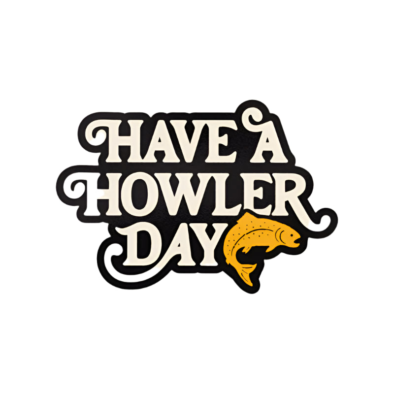 Howler Brothers Have a Howler Day Sticker, Accessories, front view