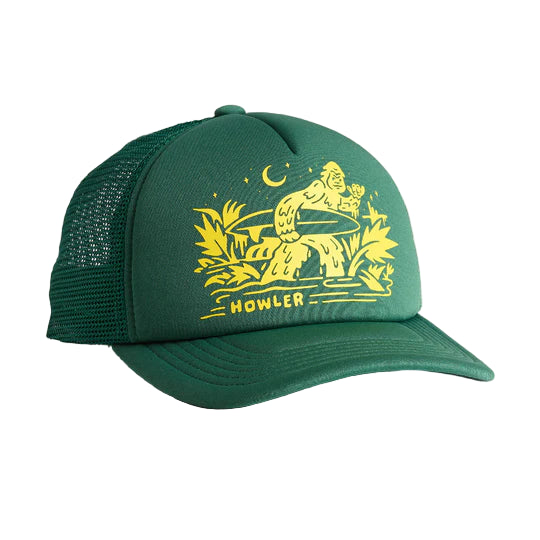 Howler Brothers Foam Dome, Squatch Rider : Forest Green, front view