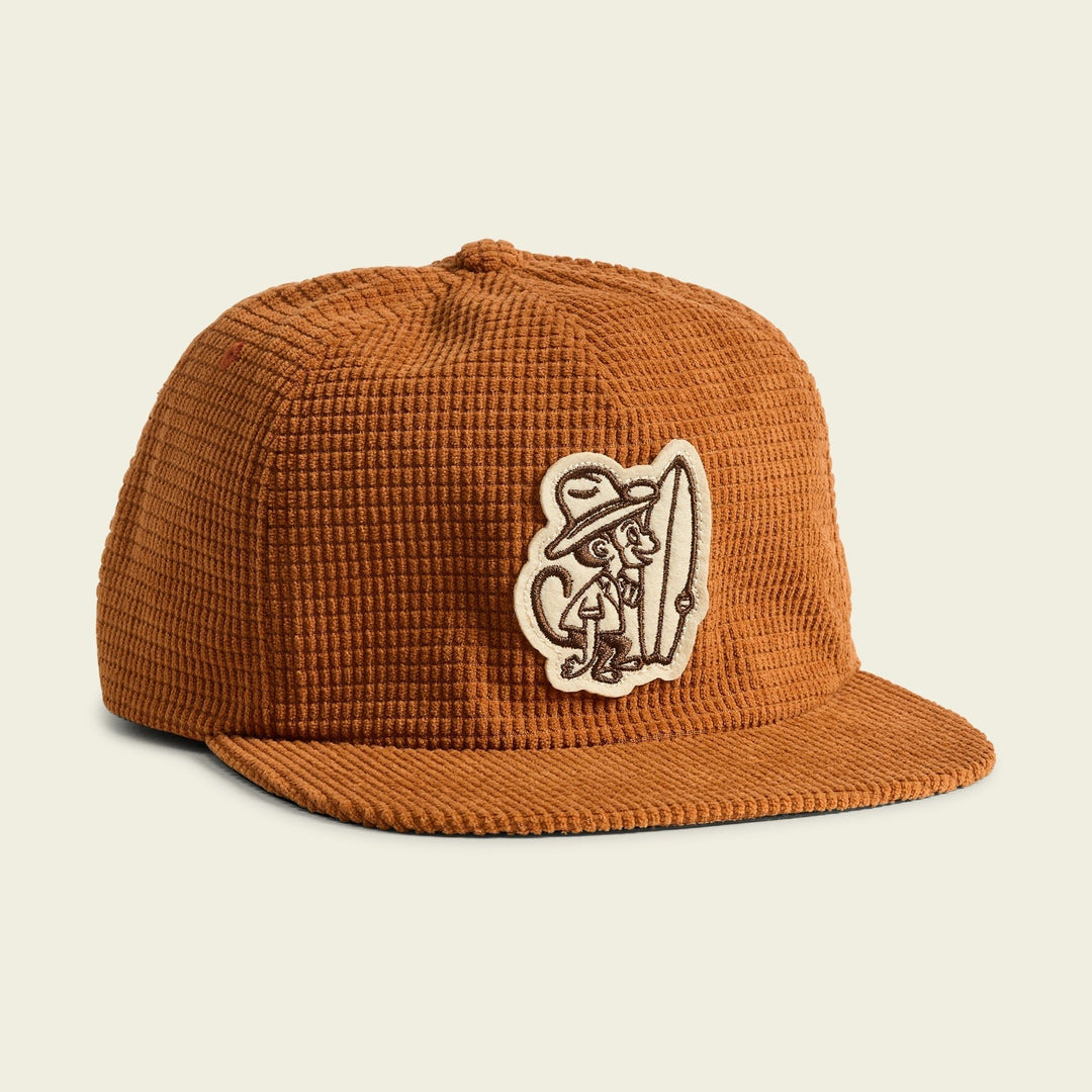 Howler Brothers Unstructured Snapback Hats  - El Monito Surfs : Adobe, front view