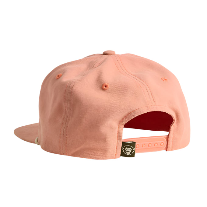 Howler Brothers Unstructured Snapback Hats  - Fresh Catch : Dusty Pink, back view