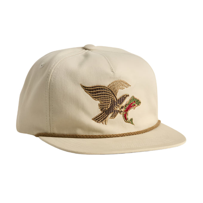 Howler Brothers Unstructured Snapback Hats  - Osprey Prey : Stone, front view
