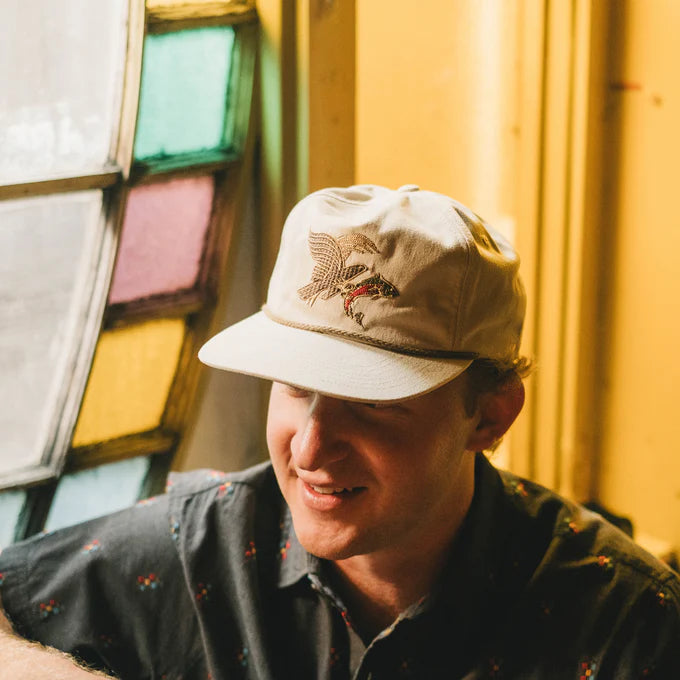 Howler Brothers Unstructured Snapback Hats  - Osprey Prey : Stone, worn