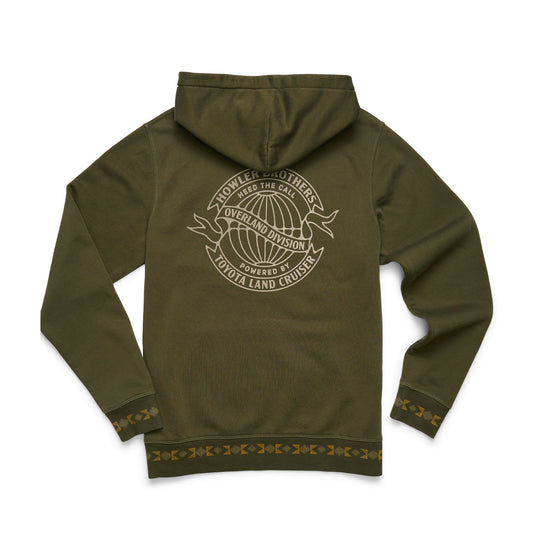 Howler Brothers HB X Land Cruiser Hoodie: Fatigue, Outerwear, back view