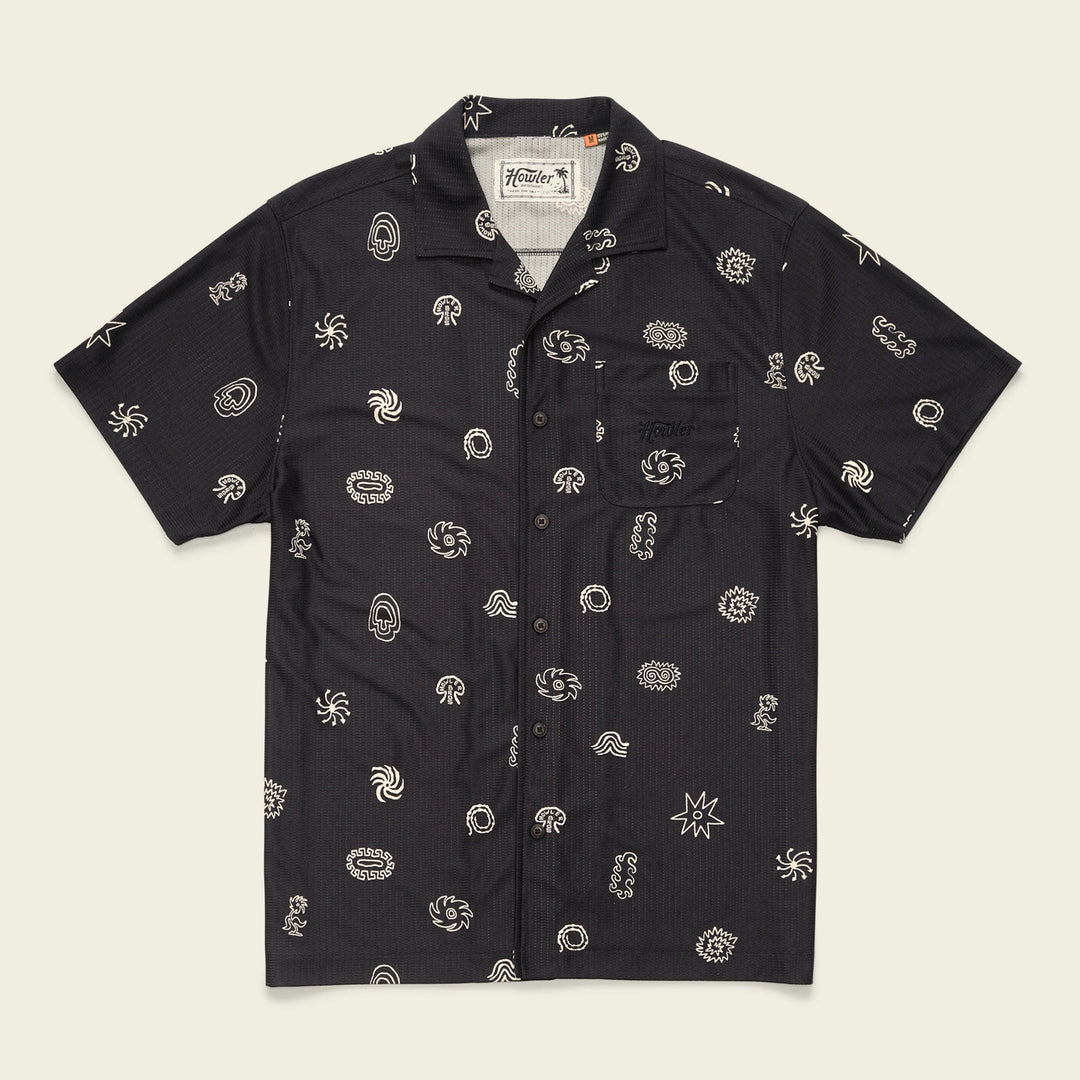 Howler Brothers Palapa Tech Shirt, Mementos : Black, front view, view 3