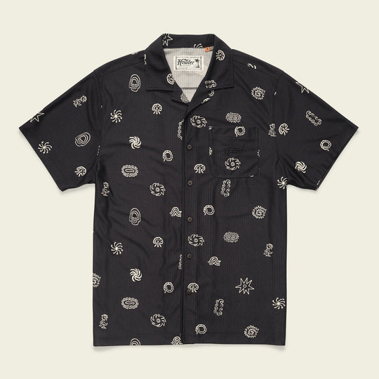 Howler Brothers Palapa Tech Shirt, Mementos : Black, front view, view 3