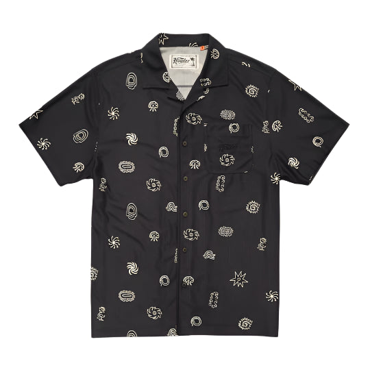 Howler Brothers Palapa Tech Shirt, Mementos : Black, front view
