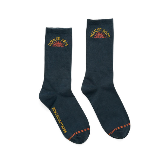 Howler Brothers Socks, Sol : Key Largo, flat lay