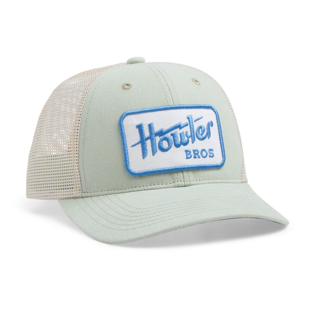 Howler Brothers Standard Hats, Howler Electric : Seafoam / White, front view