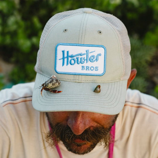 Howler Brothers Standard Hats, Howler Electric : Seafoam / White, worn