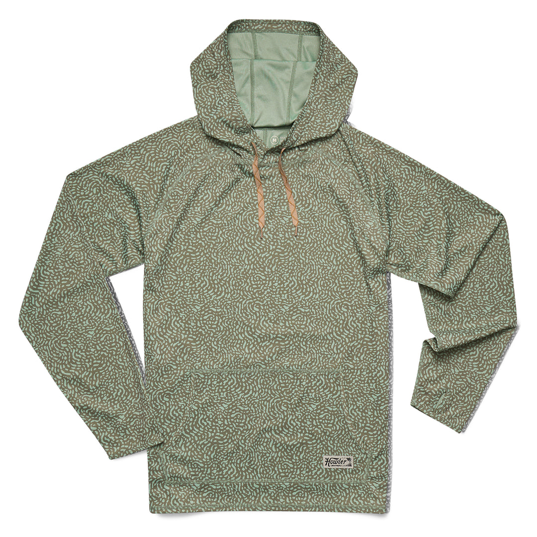 Howler Brothers Loggerhead Hoodie, Pond Patterns : Mermaid, front view