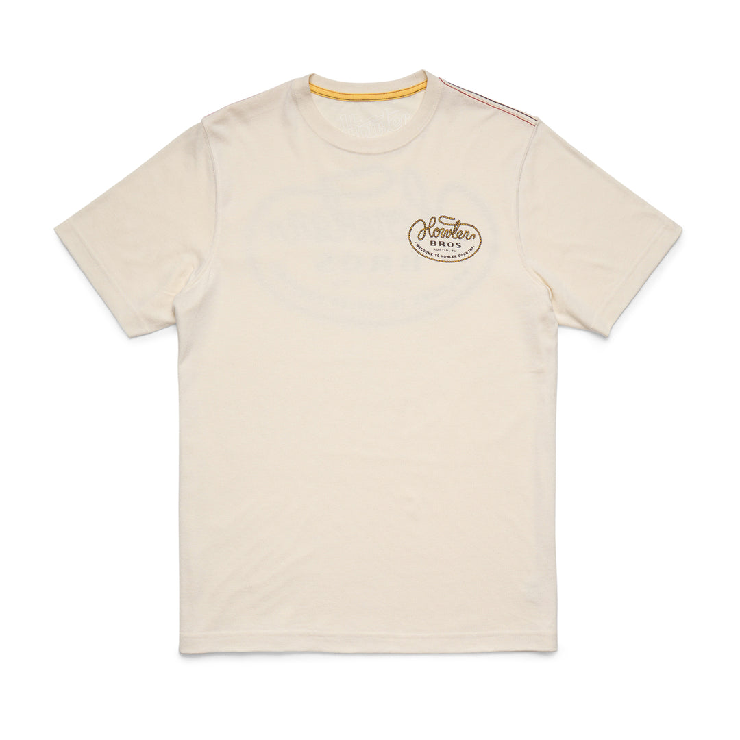 Howler Brothers Blended T-Shirt, Howler Lasso : Natural, front view, view 2