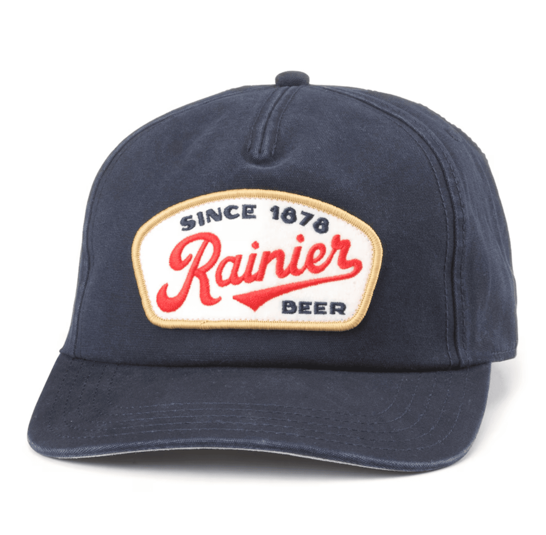 American Needle Rainier Beer Patch Snapback