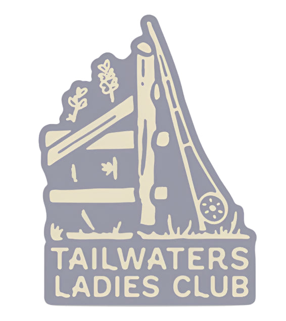 Tailwaters Fly Fishing Ladies Club Access Point Sticker