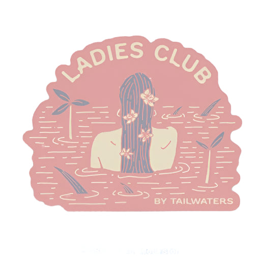 Tailwaters Fly Fishing Ladies Club Mermaid of the Flats Sticker