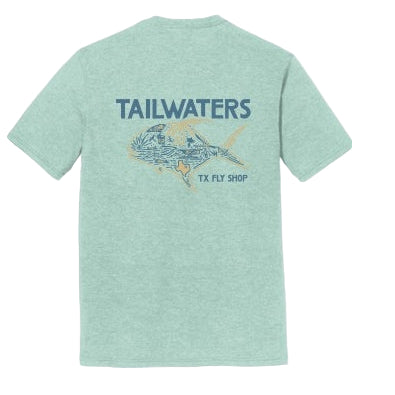 Tailwaters Fly Fishing Worldwide Permit T-Shirt, view 3
