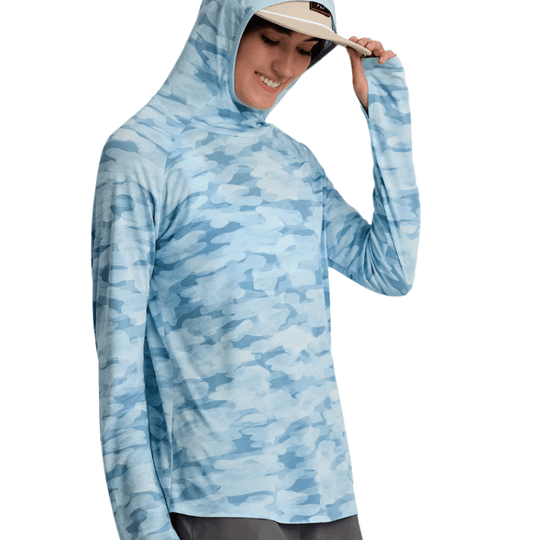 Free Fly Women's Bamboo Lightweight Hoodie II, view 4