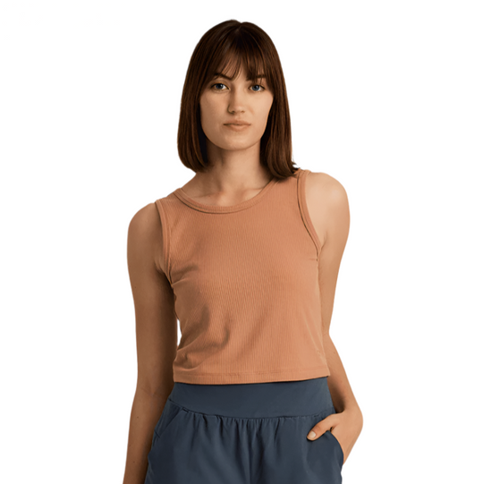 Free Fly Women's Ribbed Bamboo Tank, view 4