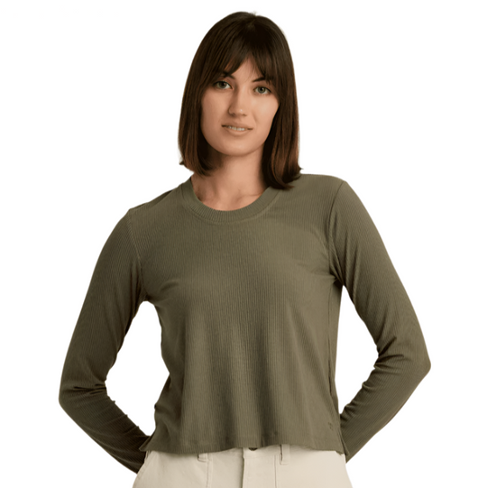 Free Fly Women's Ribbed Bamboo Long Sleeve