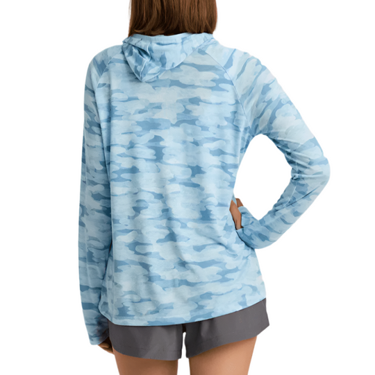 Free Fly Women's Bamboo Lightweight Hoodie II, view 3