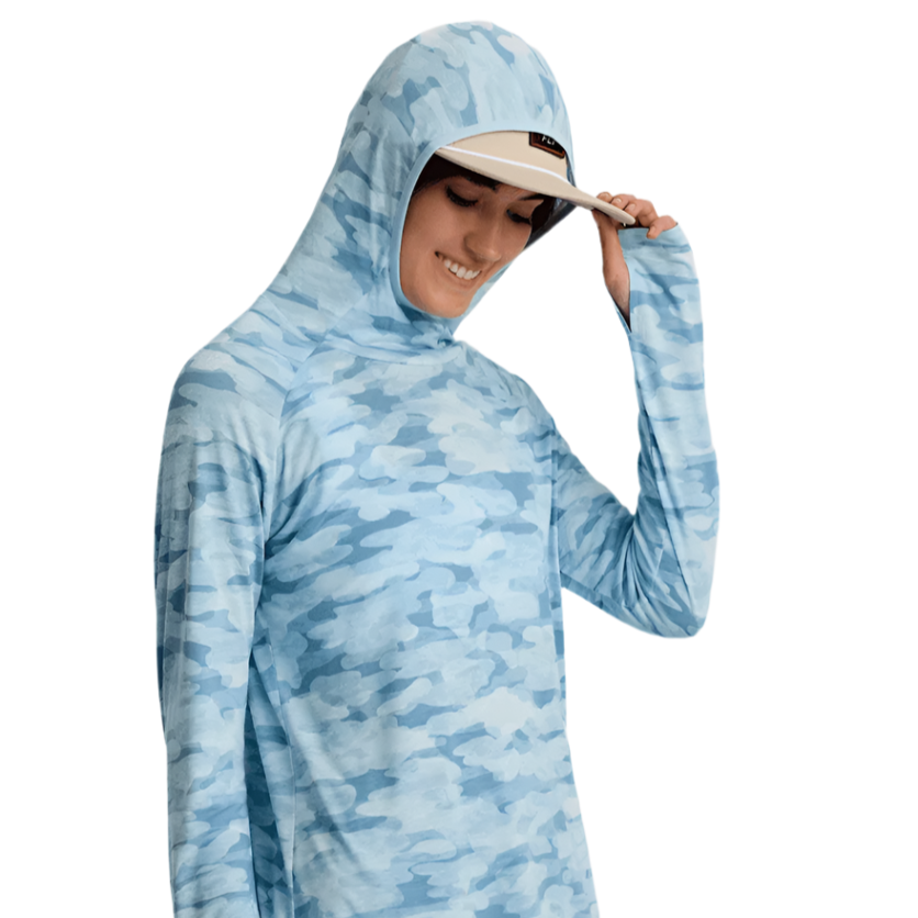 Free Fly Women's Bamboo Lightweight Hoodie II, view 4