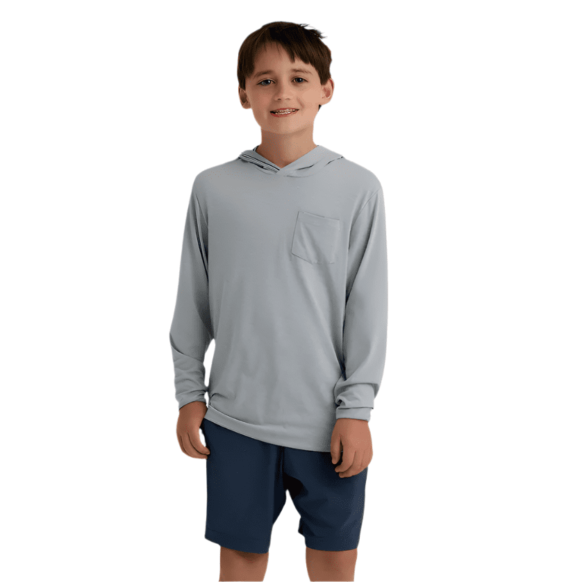 Free Fly Youth Bamboo Shade Hoodie, view 4