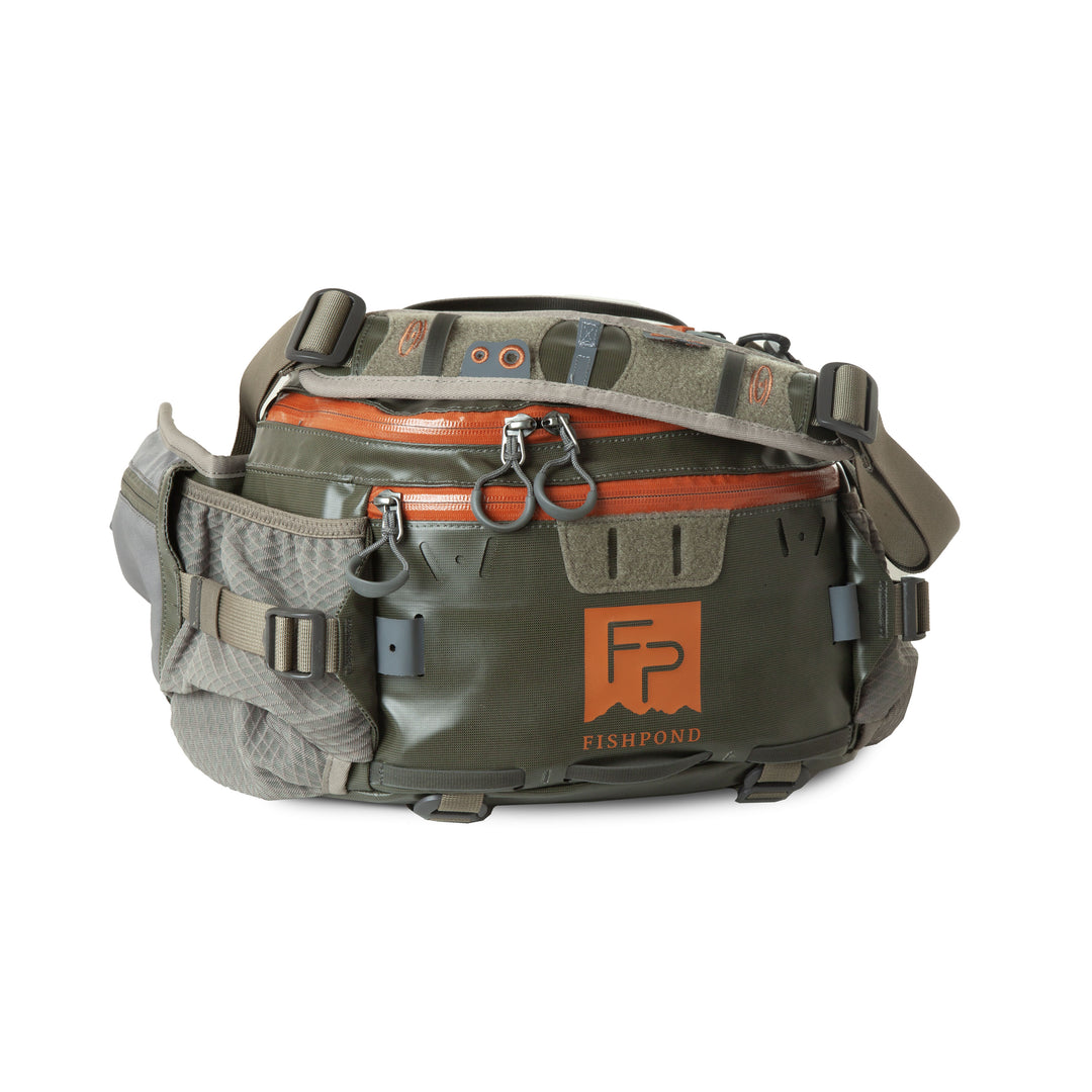 Fishpond Stormshadow Lumbar Pack, Shadowcast, front view