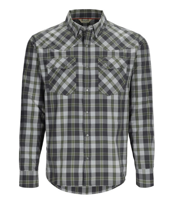Simms Fishing M's Brackett LS Shirt - Sale, Backcountry Clover Plaid
