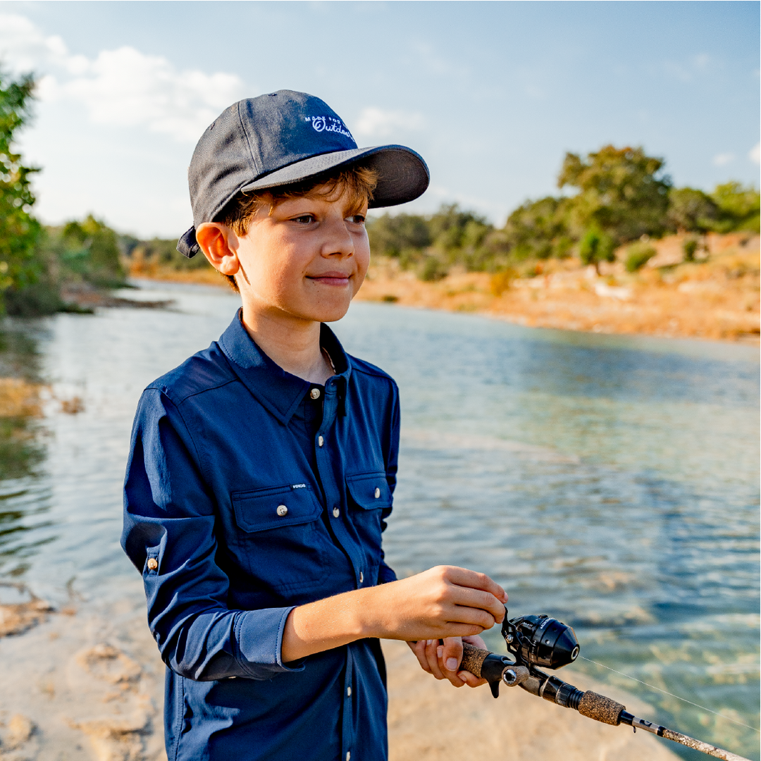 Poncho The Bluegill Long Sleeve Shirt, Hollow, view 2