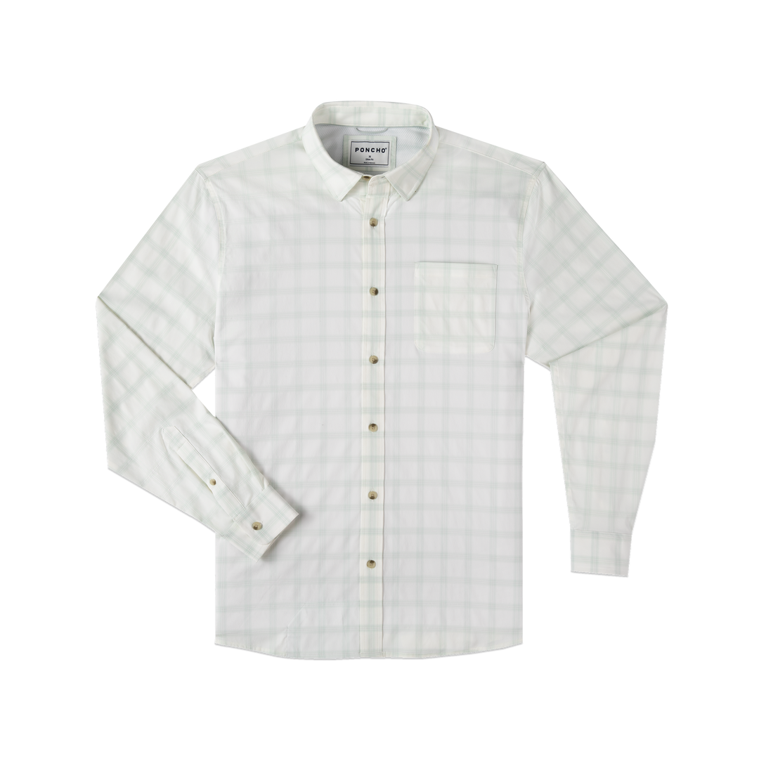 Poncho The St. Simons Long Sleeve Shirt, front view