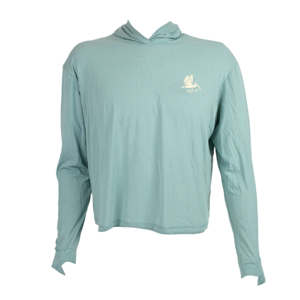 Free Fly Tailwaters Ladies Club Elevate Lightweight Hoodie, view 2
