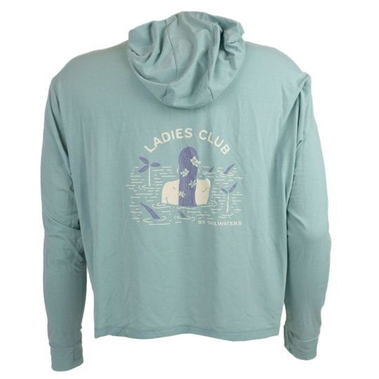 Free Fly Tailwaters Ladies Club Elevate Lightweight Hoodie, Tlc Ff