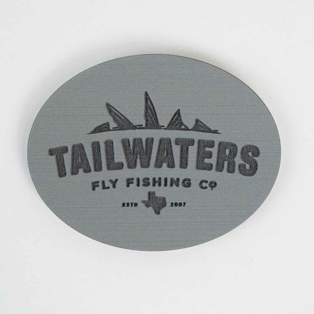 Kings Point Laser Works Tailwaters Logo Oval Foam Patch