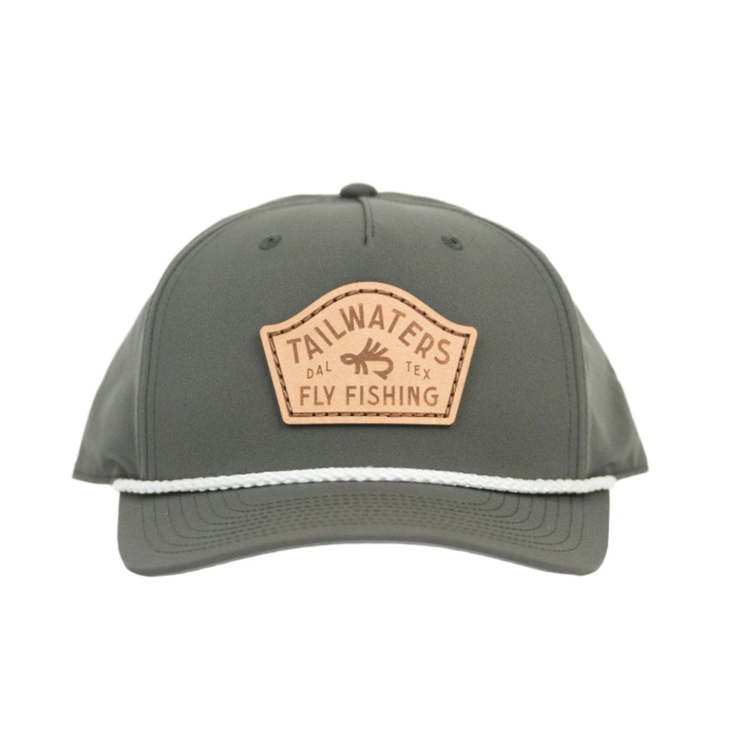 Tailwaters Fly Fishing Fly Swoop Leather Patch Hat, Branded