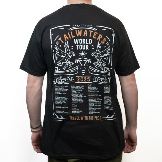 Tailwaters Fly Fishing World Tour SS Shirt, view 4