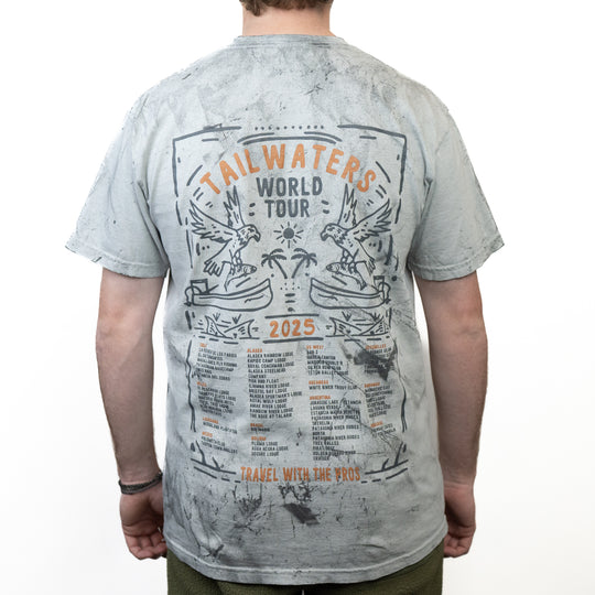 Tailwaters Fly Fishing World Tour SS Shirt, view 3