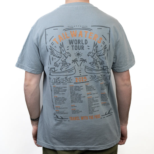 Tailwaters Fly Fishing World Tour SS Shirt, view 2