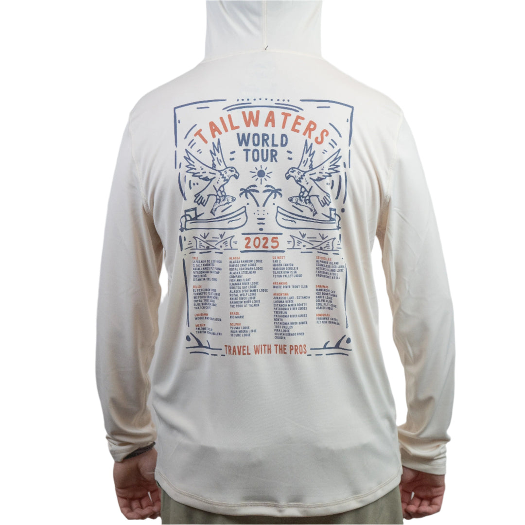 Tailwaters Fly Fishing World Tour Sun Hoody, World Tour