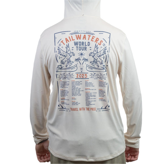 Tailwaters Fly Fishing World Tour Sun Hoody, World Tour