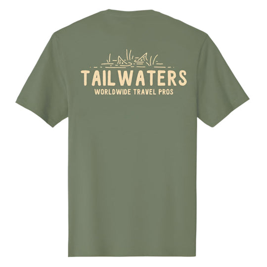 Tailwaters Fly Fishing Travel Pros T-Shirt, view 2