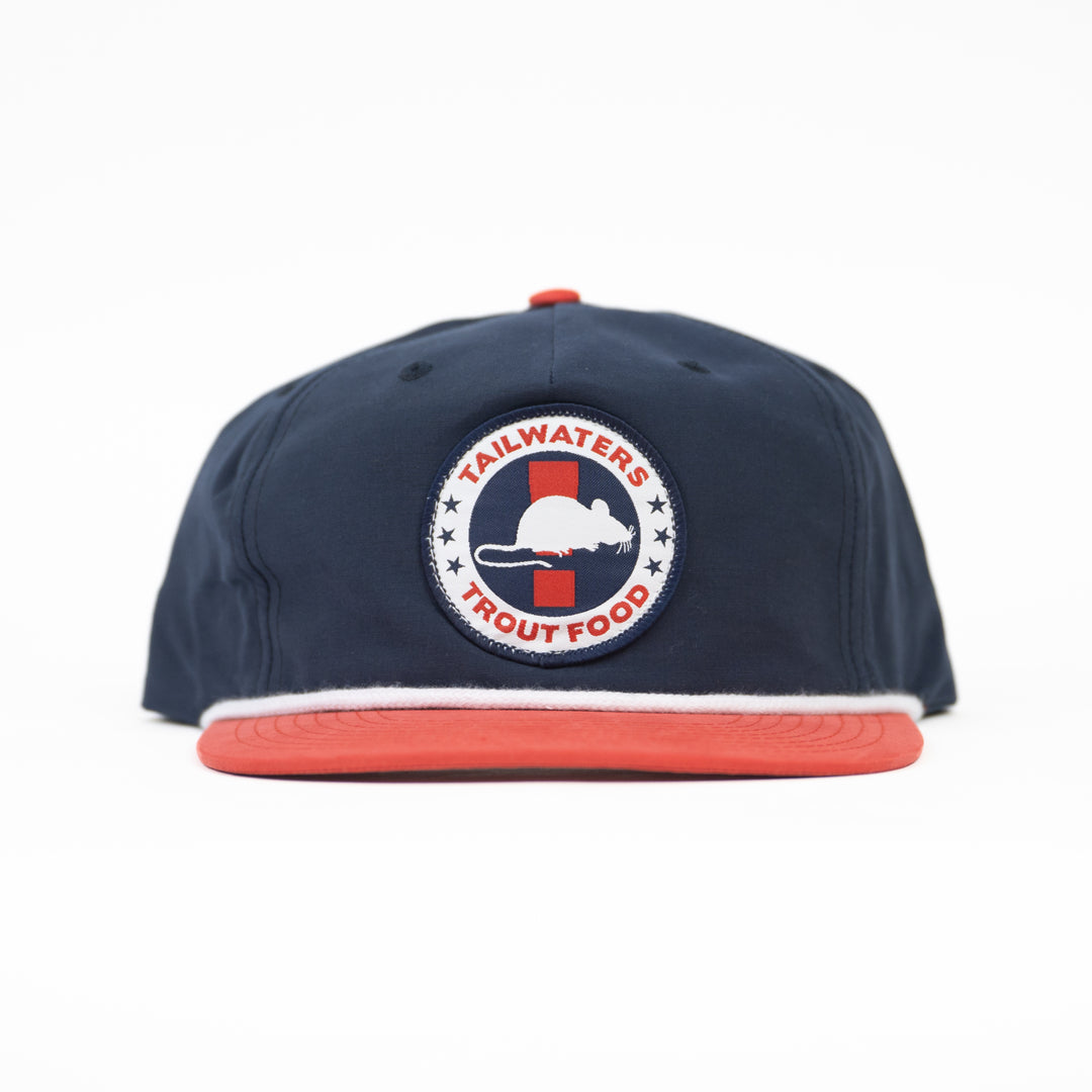 Tailwaters Fly Fishing Trout Food Patch Hat