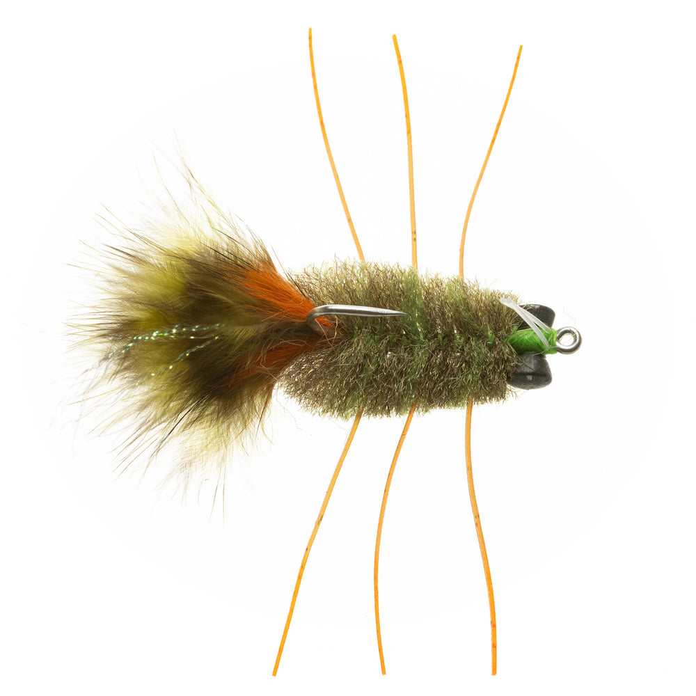 Tailwaters Flies Permit Crab - EP, Olive
