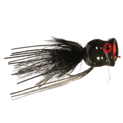 Tailwaters Flies Pot Belly Frog, Black