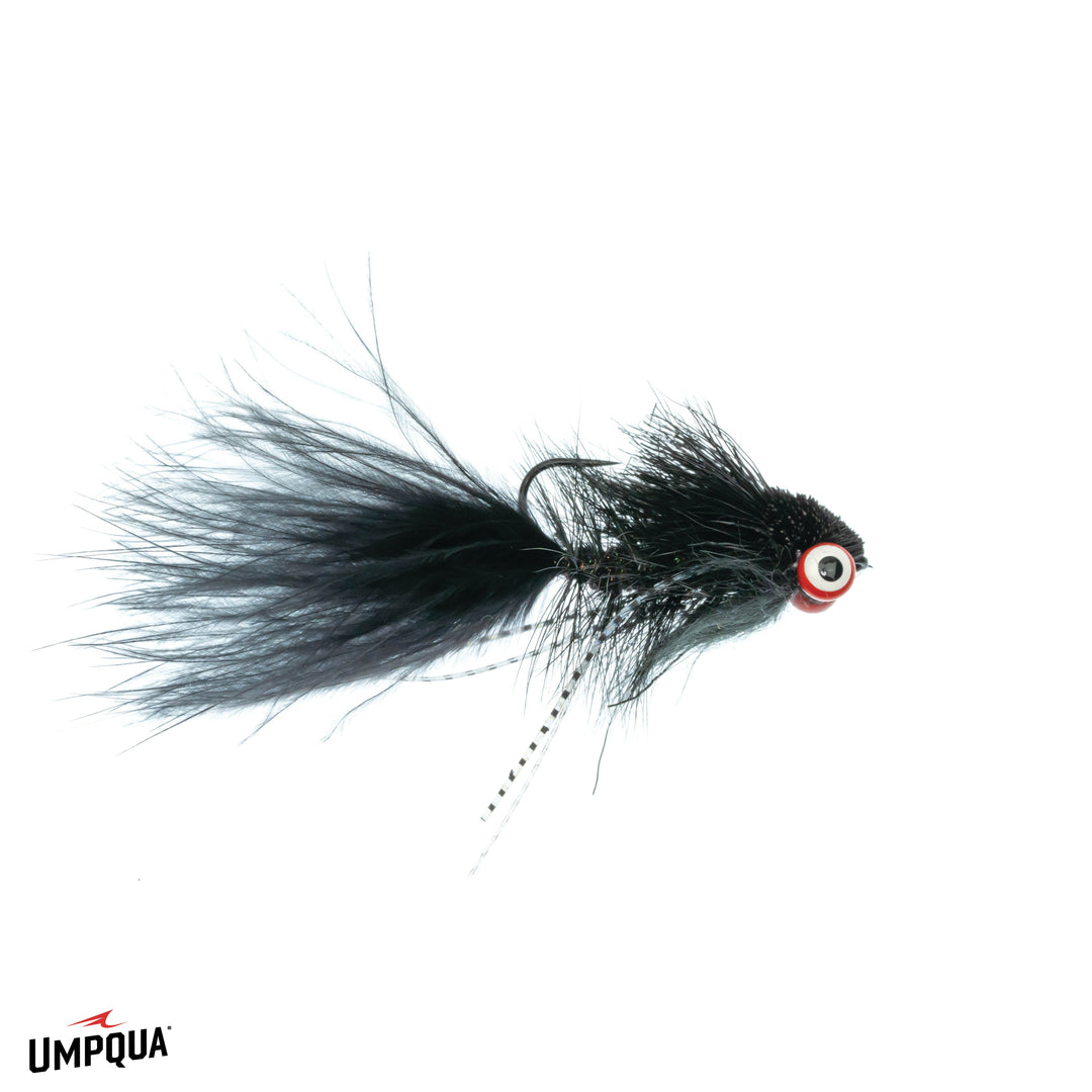 Tailwaters Flies Slider Bugger, Black