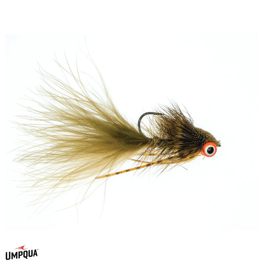 Tailwaters Flies Slider Bugger, Olive/Ginger
