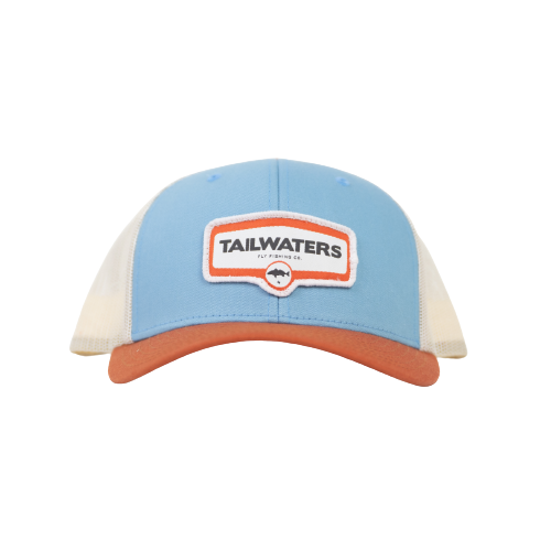 Tailwaters Fly Fishing Gas Station Logo Trucker Hat