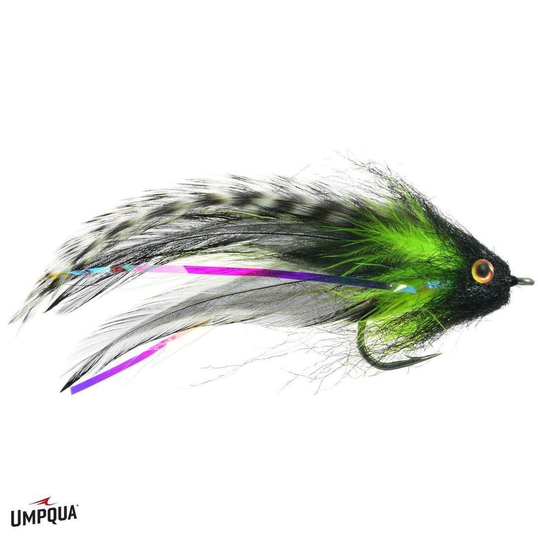Tailwaters Flies Jungle Love, Chartreue