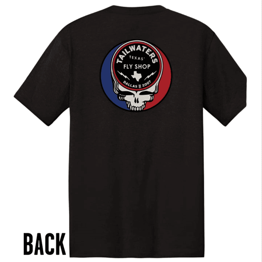 Tailwaters Fly Fishing Stealy T-Shirt, Charcoal