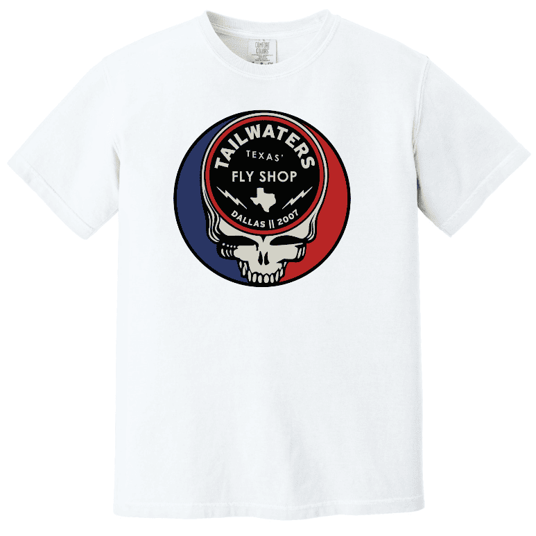 Tailwaters Fly Fishing Stealy T-Shirt, White