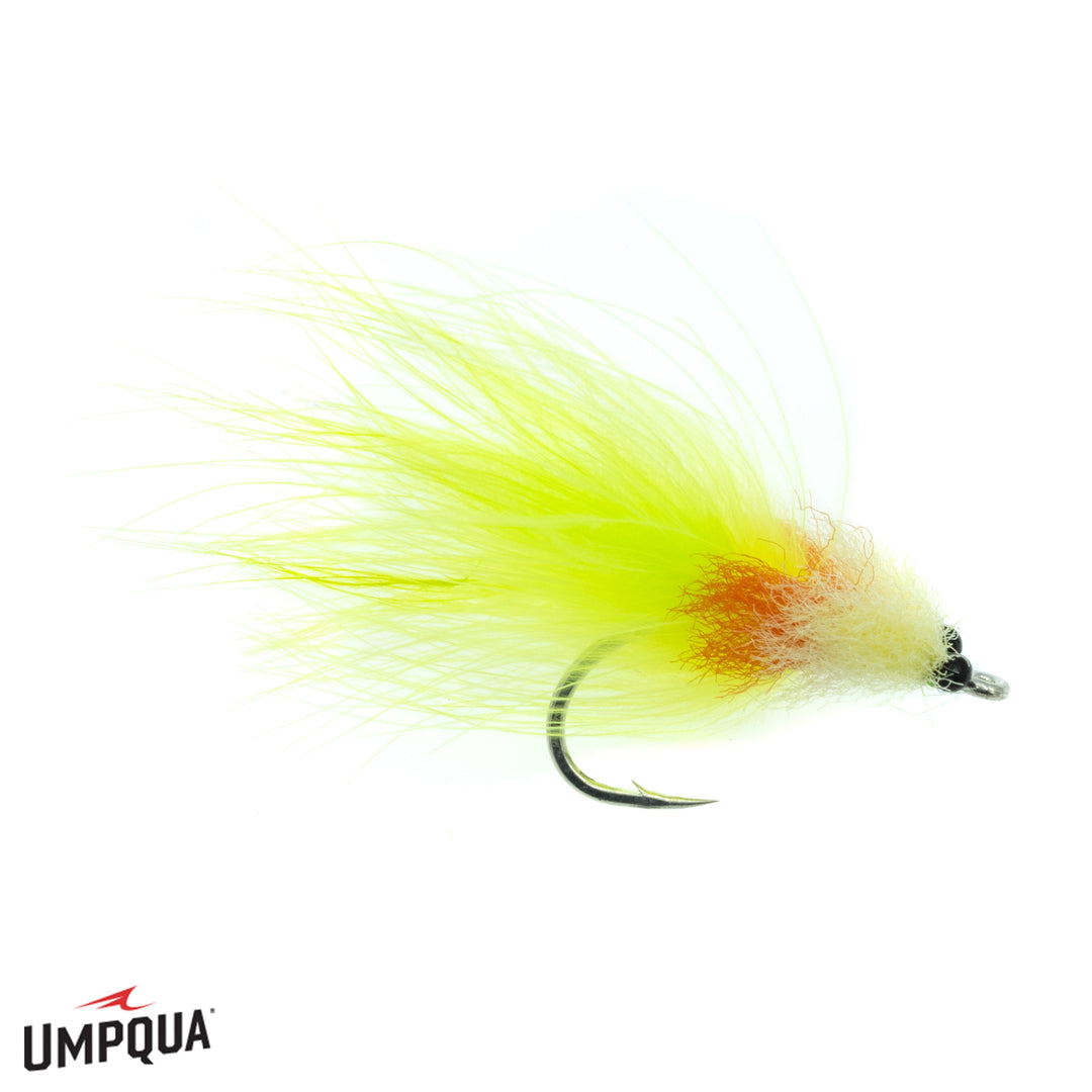 Tailwaters Flies Tarpon Toad II, Chartreuse/Orange/Cream