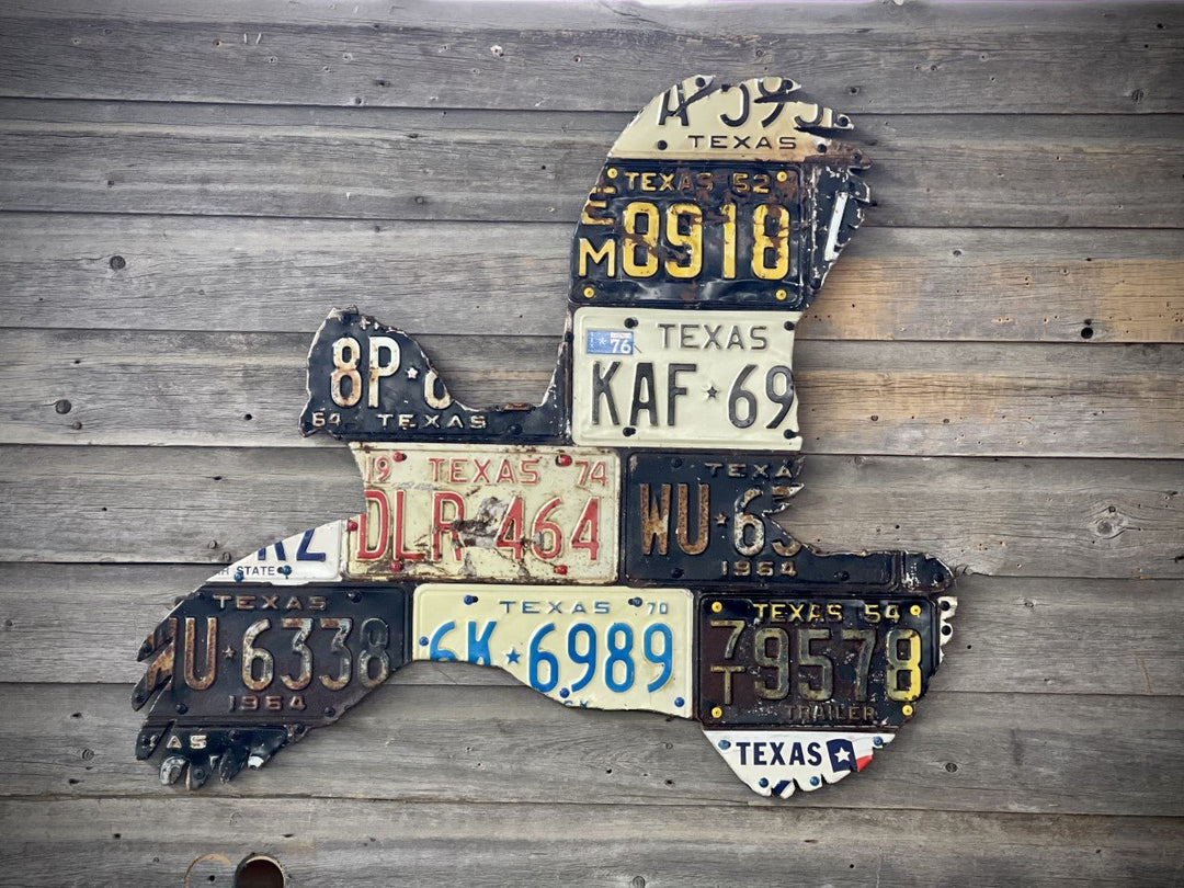 Cody's Fish Texas Quail License Plate Art